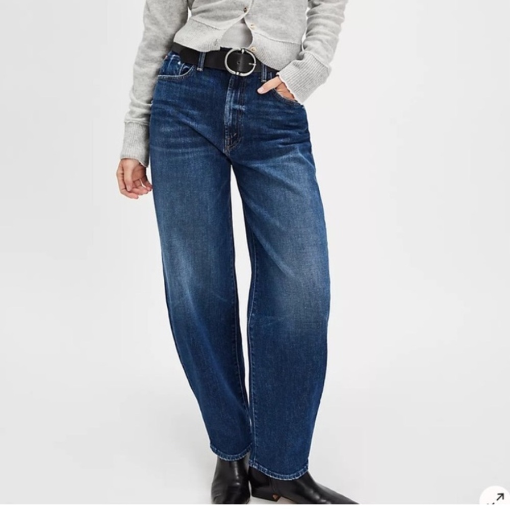 MOTHER Straight-Leg Jeans in Deep Indigo